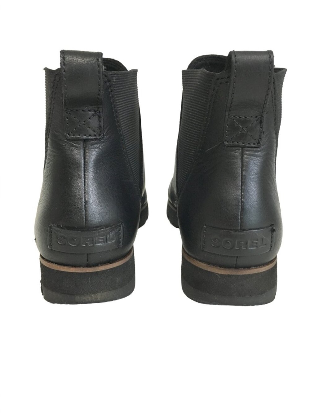 Sorel Women's Black Chelsa Boots Size 7.5 - Picture 5 of 9